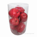 Red Artificial Apples in PVC Box Decoration